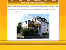 Tablet Screenshot of ferienwohnung-in-lahr.com